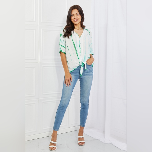 Sew In Love Beachy Keen Full Size Tie-Dye Top - Picture 2 of 12